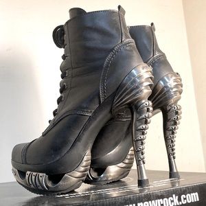 Leather Ankle Boots/ Heels